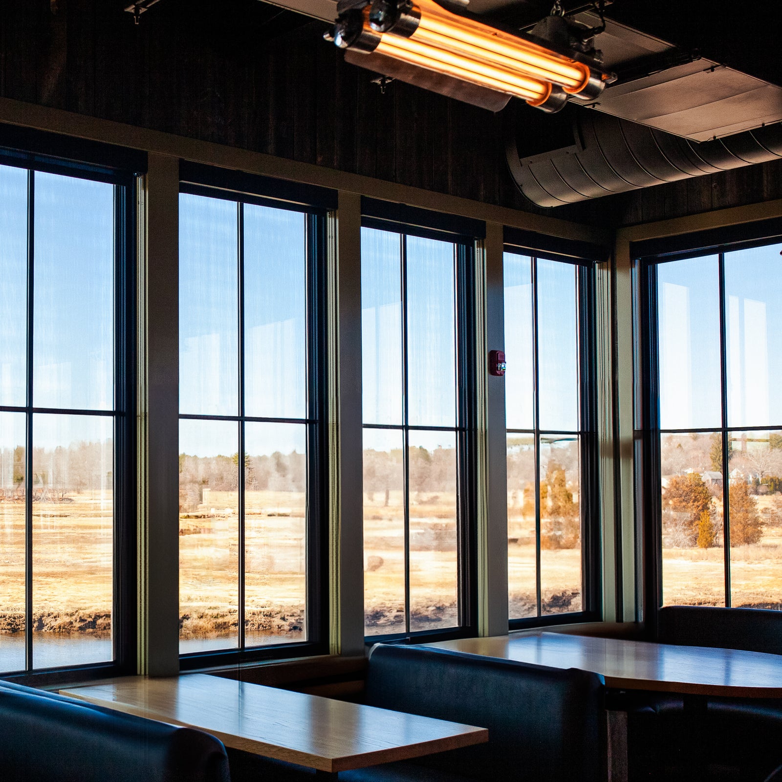 Windows at Great Marsh Brewery