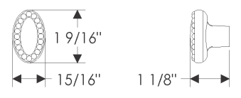 Rocky Mountain Maddox Cabinet Knob CK580