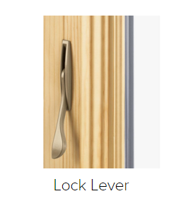 Marvin Ultimate Casement and/or Awning Lock Handle and Escutcheon