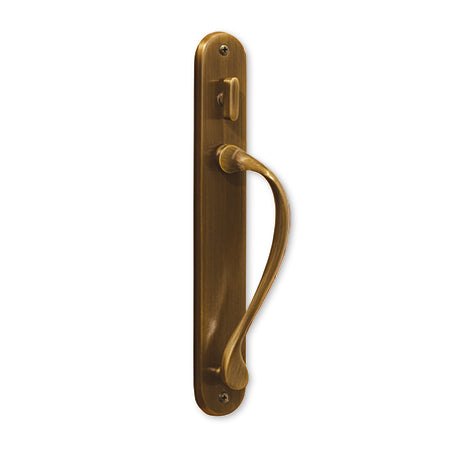Poignée à Clé Marvin Pour Porte Coulissante De Patio - Modèle Narrow Traditional, Finition Bronze Foncé