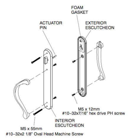 Marvin Traditional Handle, Non-Keyed