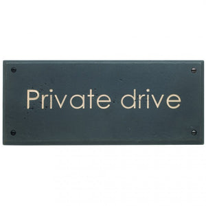 Rocky Mountain Private Drive Plaque PL250-CG